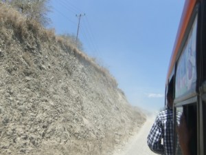 Dusty road to Baucau