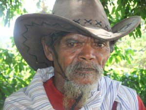 Old man in Baucau, Timor Leste