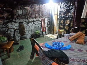 Guest room.  With a loft above for 4 additional beds.