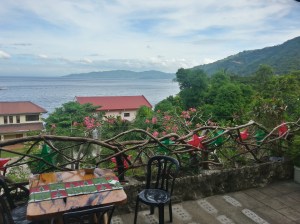 The view from the main deck.