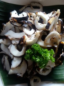 Grilled squids. Yummmmm.