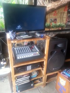 The music system is high tech!